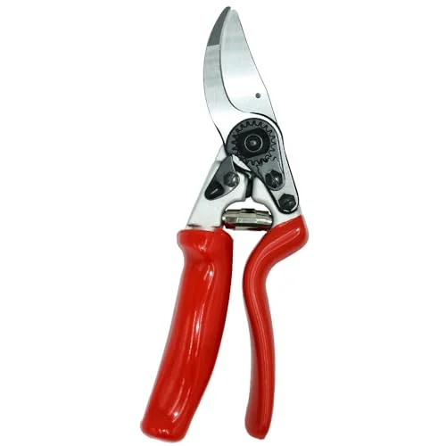 Zenport QZ407 Rotating Professional Pruner, 1-Inch Cut, 8.25-Inch Long, Red