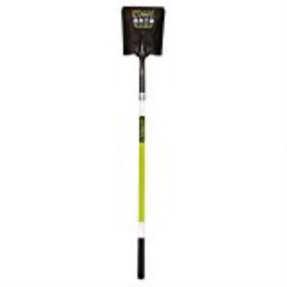 Seymour-Structron 49751 48 in. Safety Green Fiberglass Handle Square Point Shovel