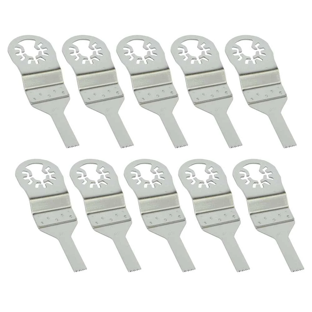 Versa Tool MB10G 10mm Stainless Steel Saw Blades Compatible with Fein Multimaster, Dremel, Bosch, Craftsman, Ridgid Oscillating Tools / 10pk