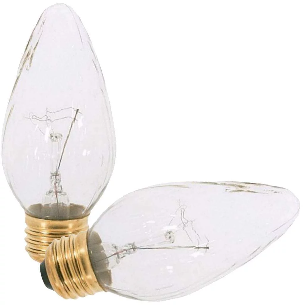 Satco 02763 - 25F15 S2763 F15 Decor Flame Tip Light Bulb