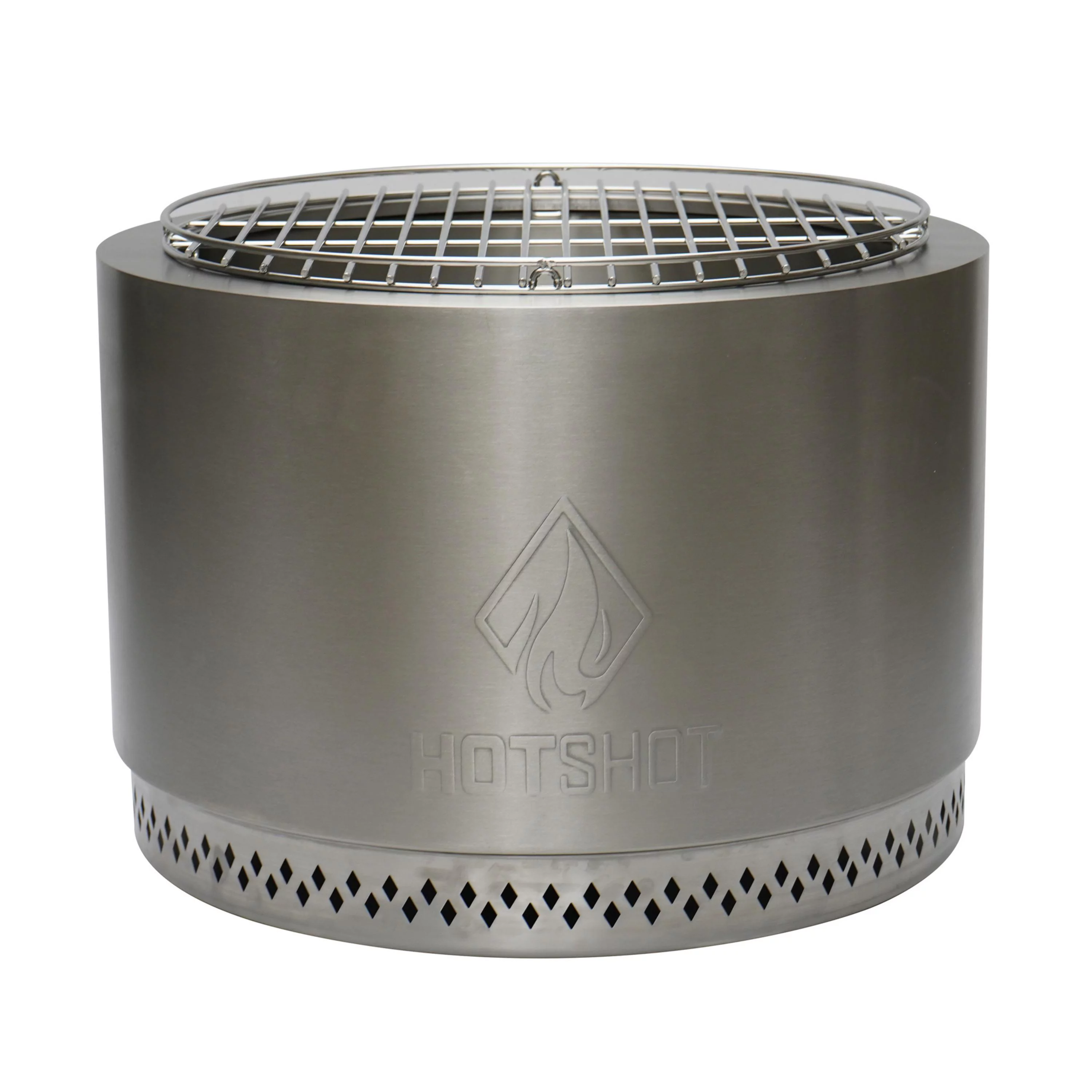 GHP Group HotShot Traveler Wood Burning Firepit 15in Diax12 1/2inH