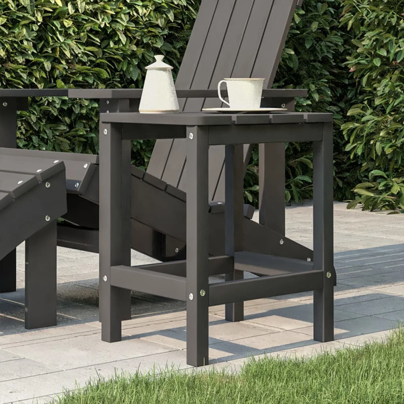 Tomshoo Patio Adirondack Table Anthracite 15