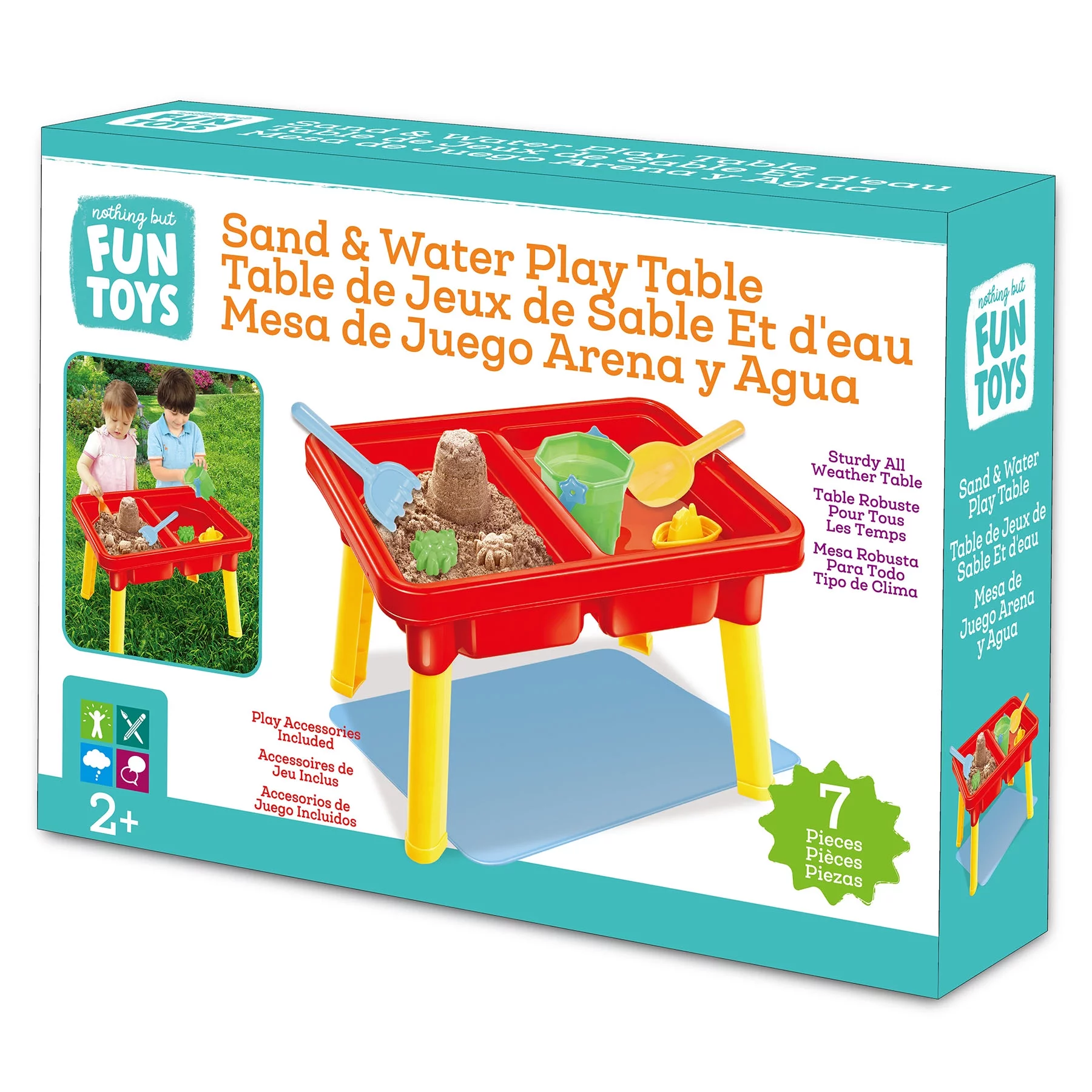 Legler Sand and Water Sensory Play Table Designed for Children Ages 2+ years
