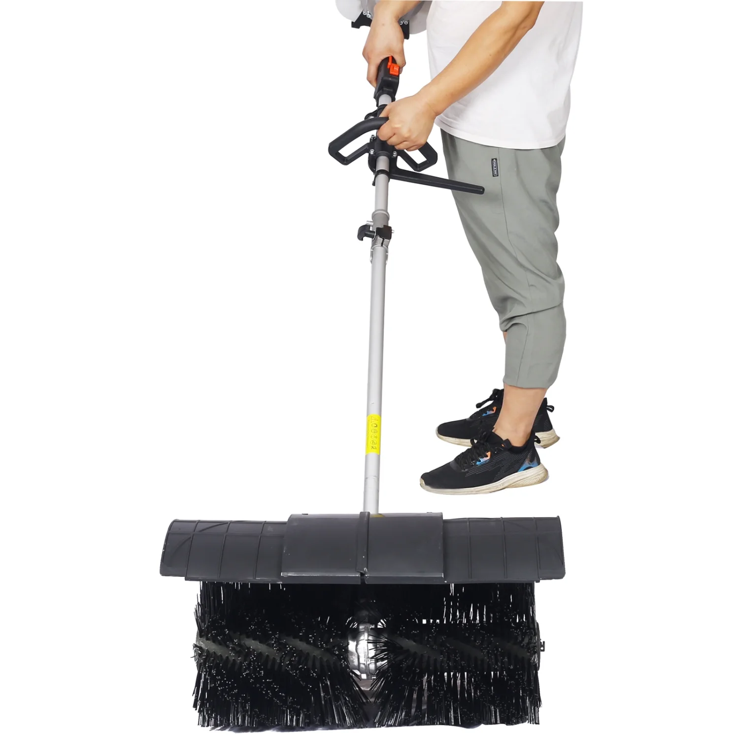 snow sweeper GASOLINE POWERED BROOM SWEEPER 52CC 2 STROKE  BROOM BRUSH 21x10” EPA