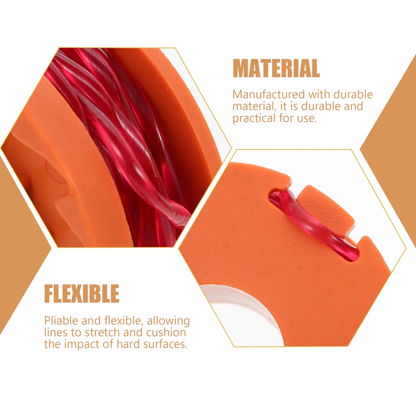 8pcs Mowing Trimmer Rope Grass Trimmer Line String Trimmer Line Weed Eater String