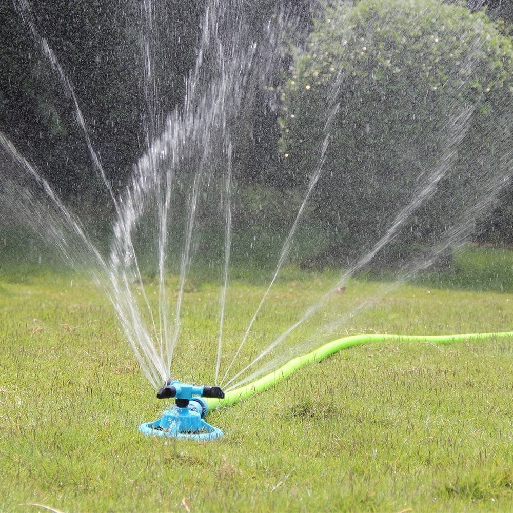Otvok Lawn Sprinkler Automatic Garden Water Sprinklers Lawn Irrigation Rotation 360 Degrees