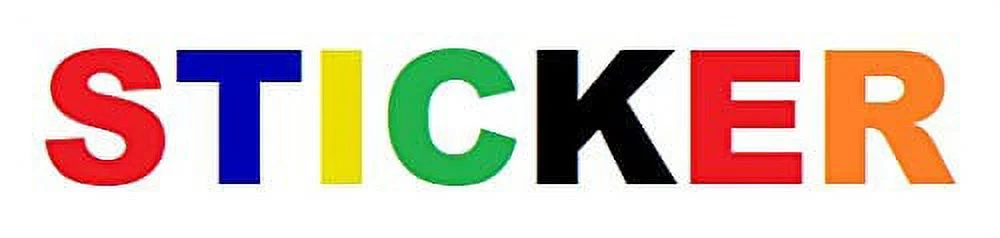 Set of 5 PCS - Sprinkler Water (Sticker,RED, 2X8)(ref-2022-4)