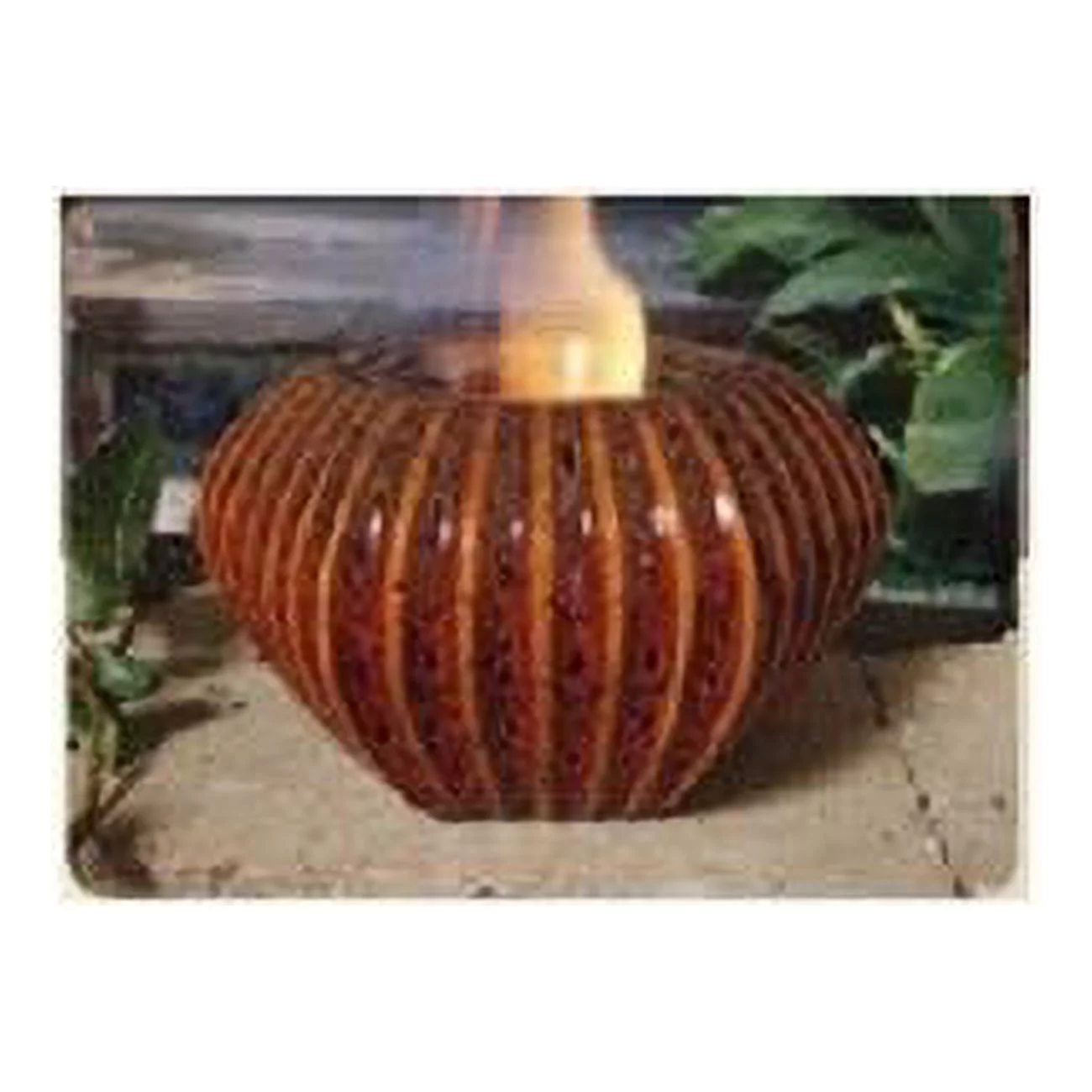MBP-70-4-950N 6 W x 3.75 H In.- Galveston Firethorn Ceramic Firepot
