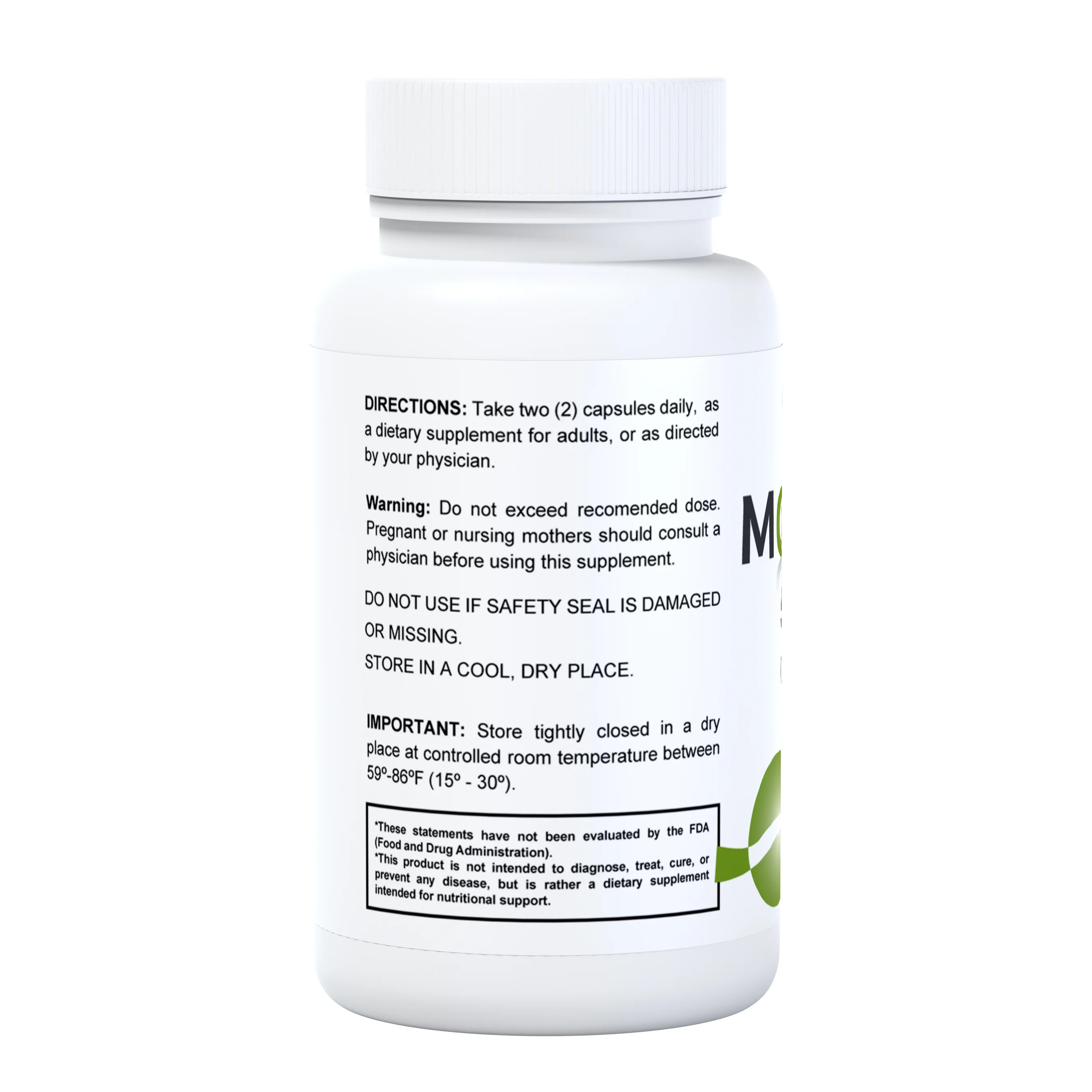 MORINGA - Nutrient Supplement - Rich Superfood - Energy - 60 Cap
