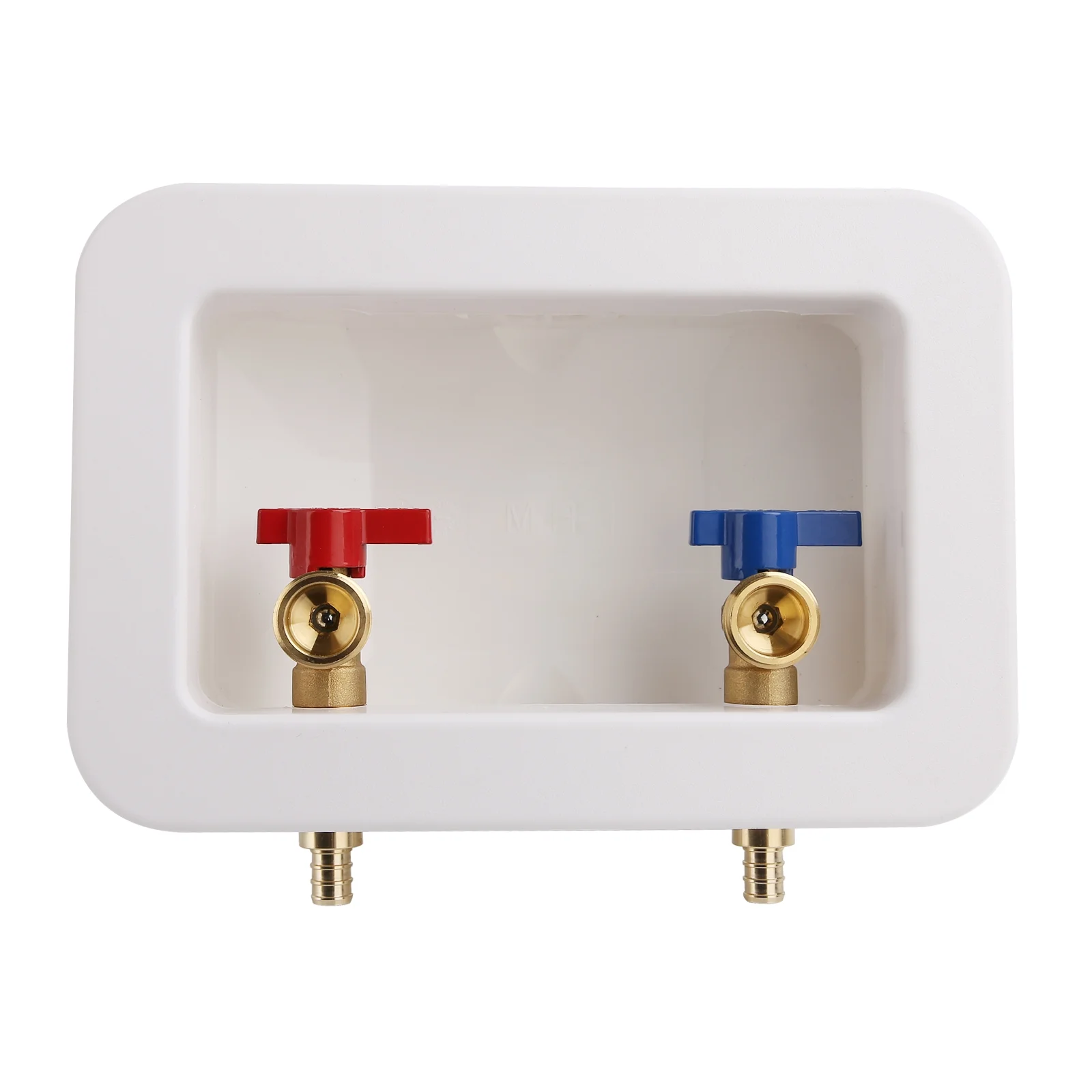 Watflow Ice Maker Outlet Box Without Water Hammer Arrestor，PEX Connection, 1/4-Turn Ball Valve