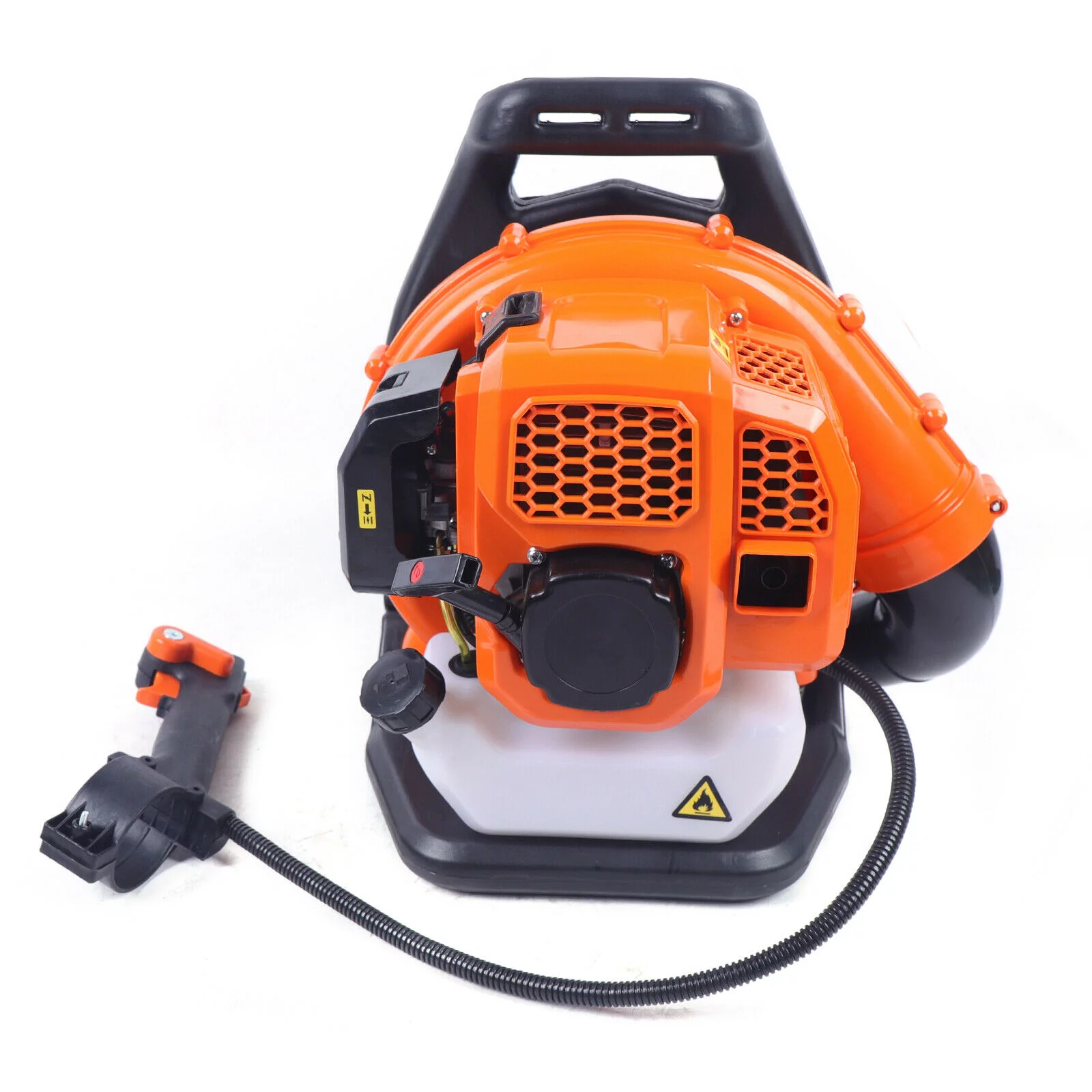 2 Stroke Gas 42.7cc Backpack Blower Single Cylinder Professional Gas Backpack Leaf Blower Backpackable Snow-Blowing