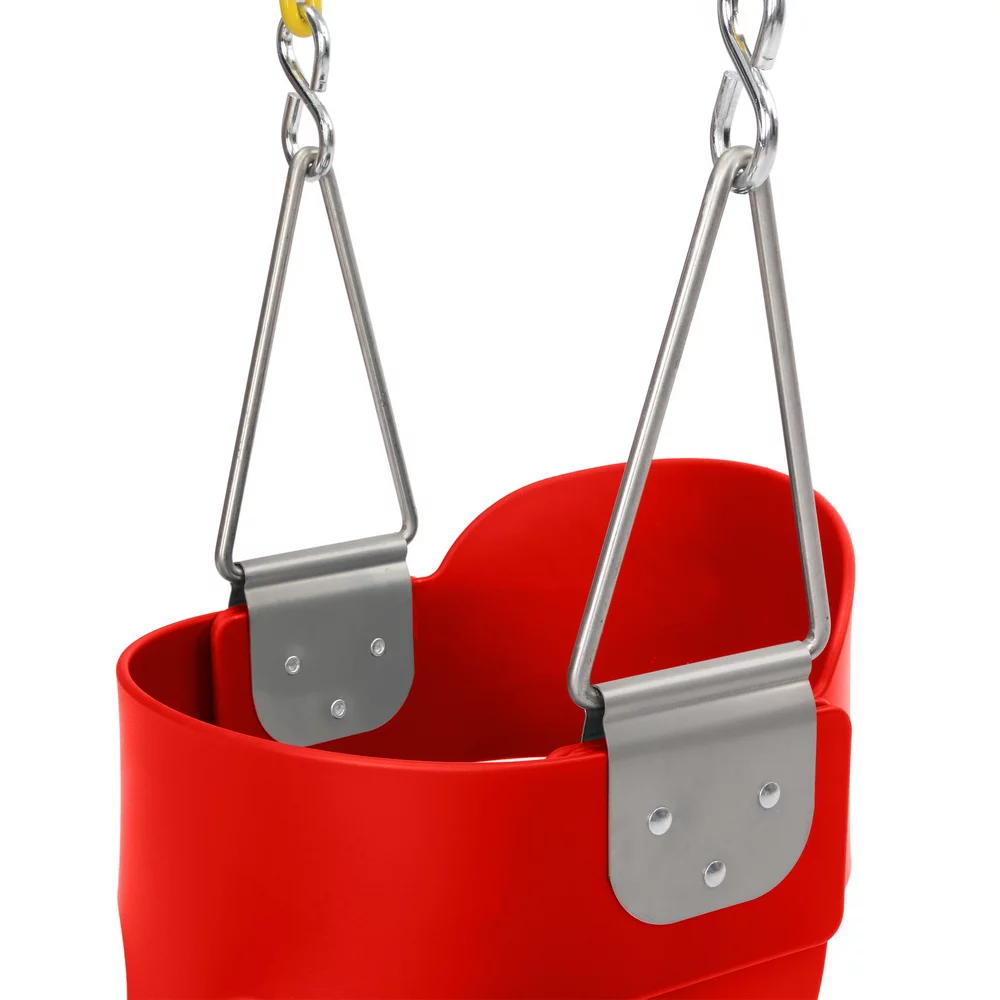 Highback Full Bucket Swing Red