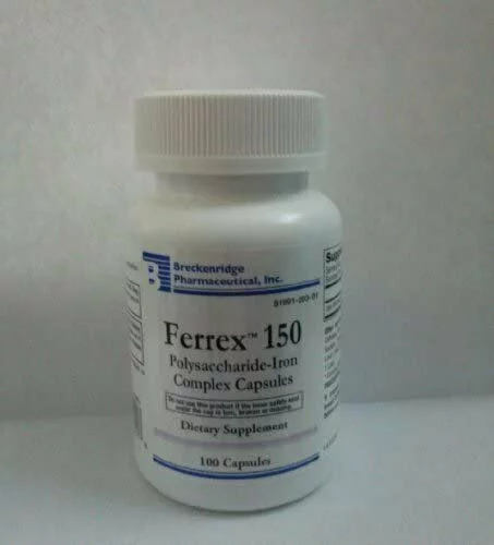 Iferex-150 Polysaccharride Iron Complex Capsule 100 Ct
