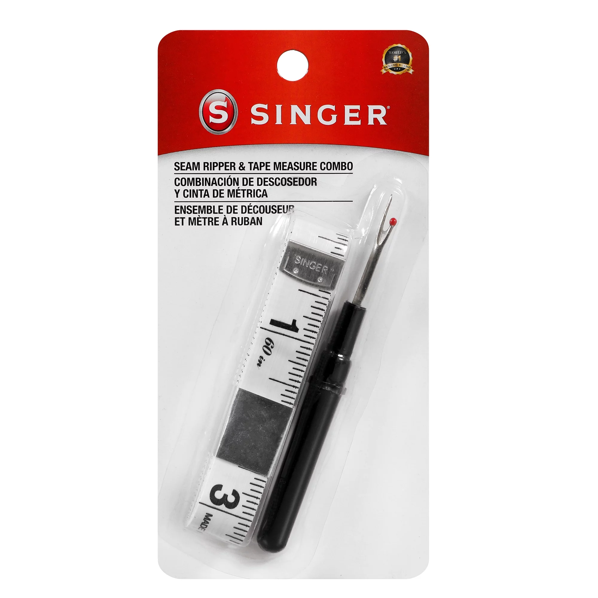 SINGER Black Seam Ripper and 60