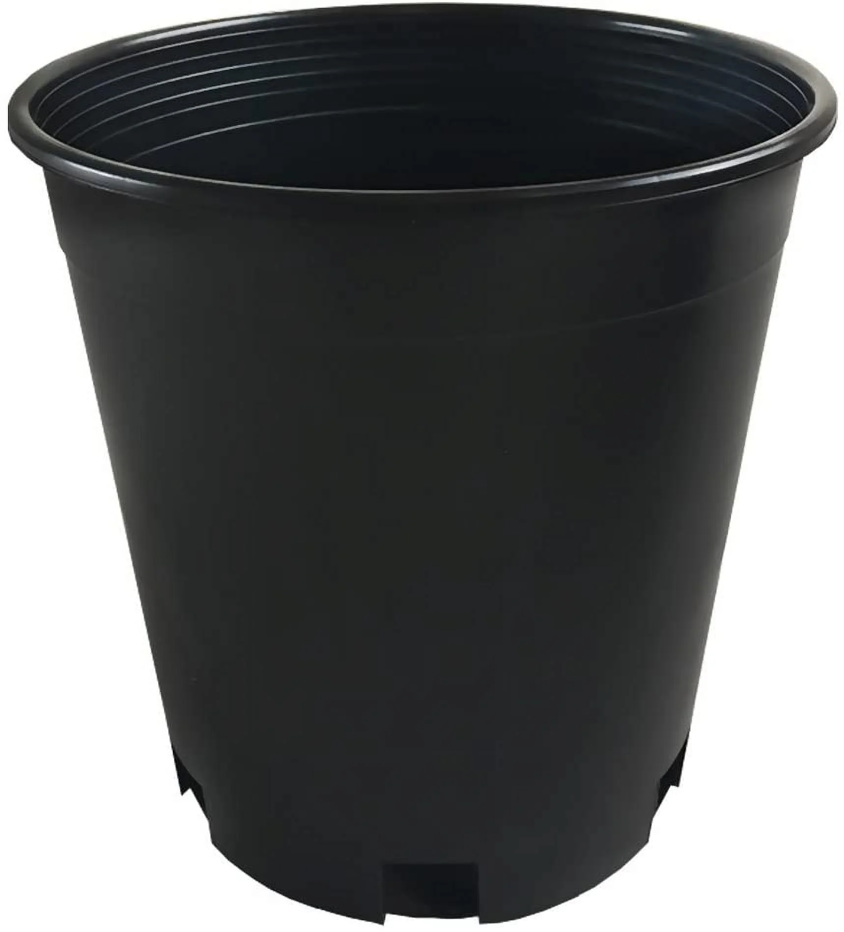 1 Gallon Premium Black Plastic Nursery Plant Container Garden Planter Pots (1 Gallon)