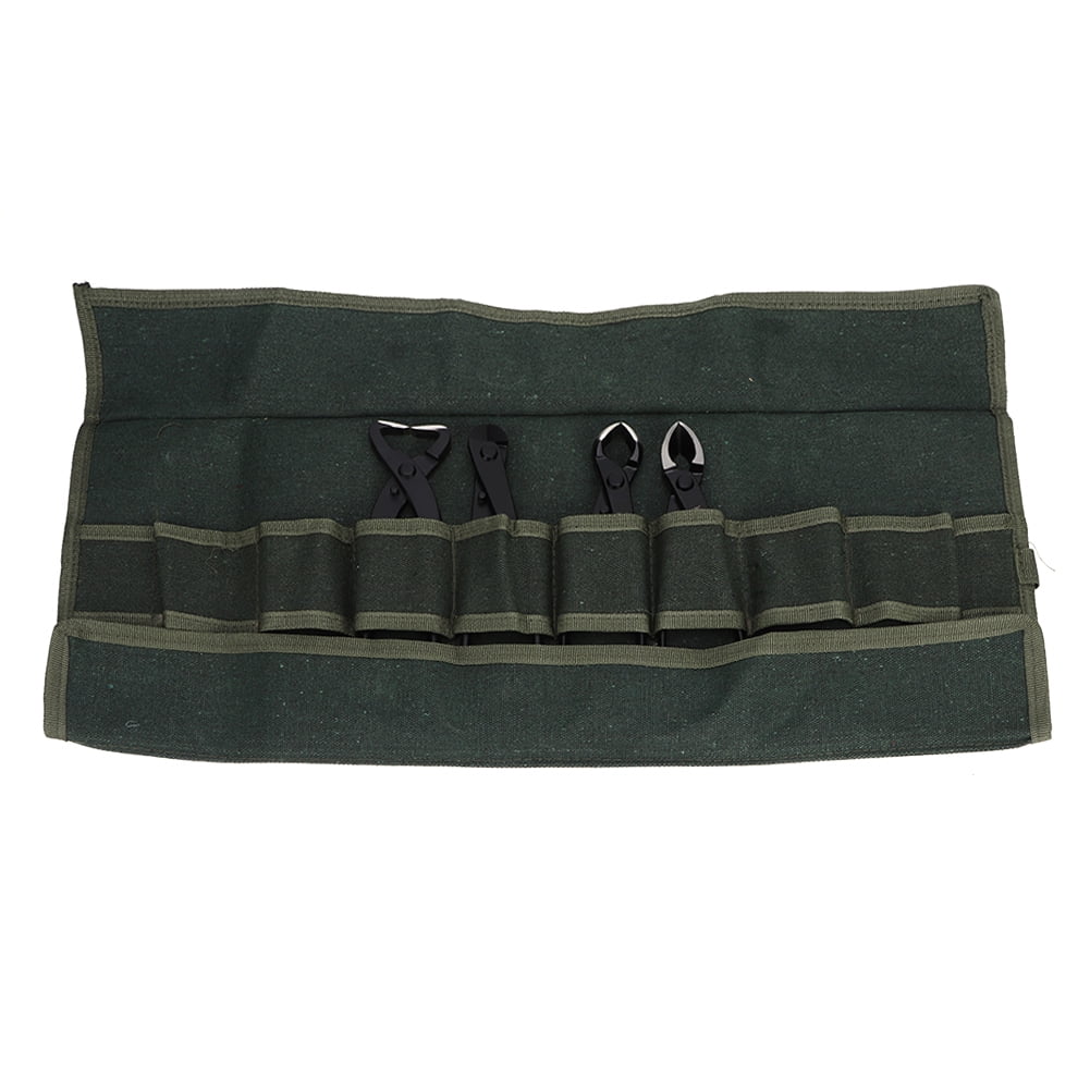 Fyearfly Bonsai Tool Set, 4pcs Multifunctional Bonsai Garden Plant Scissors Trimming Cutting Tool Set with Storage Bag