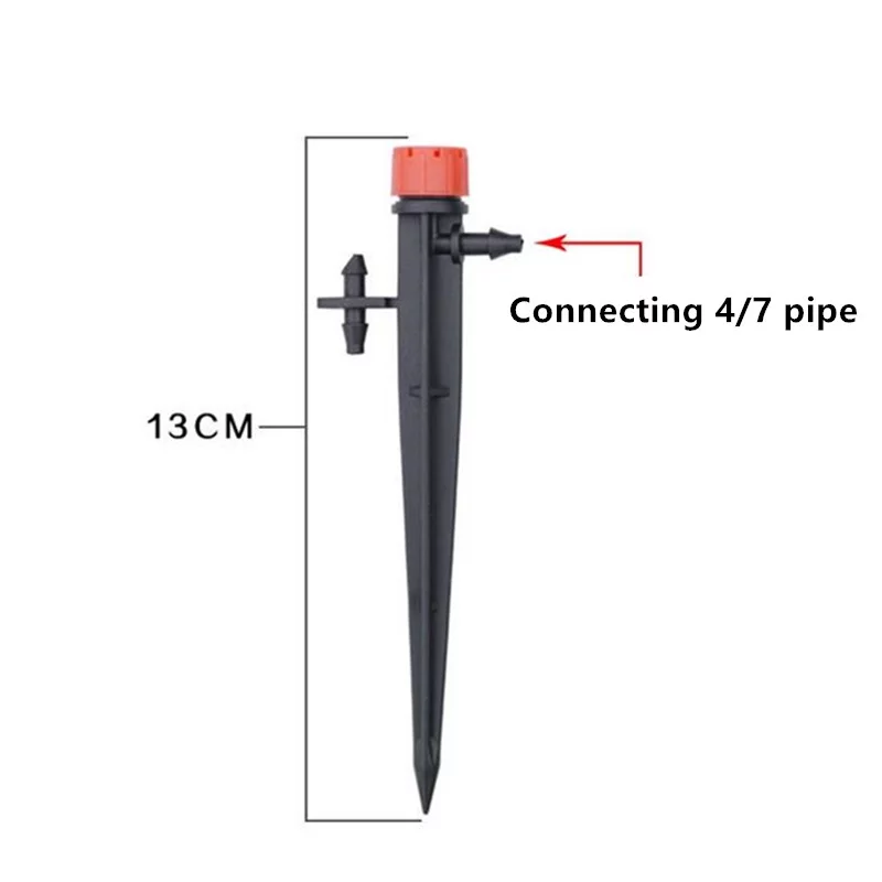 50x  Garden Water Flow Irrigation Drippers on Stake Emitter Drip Sprinklers