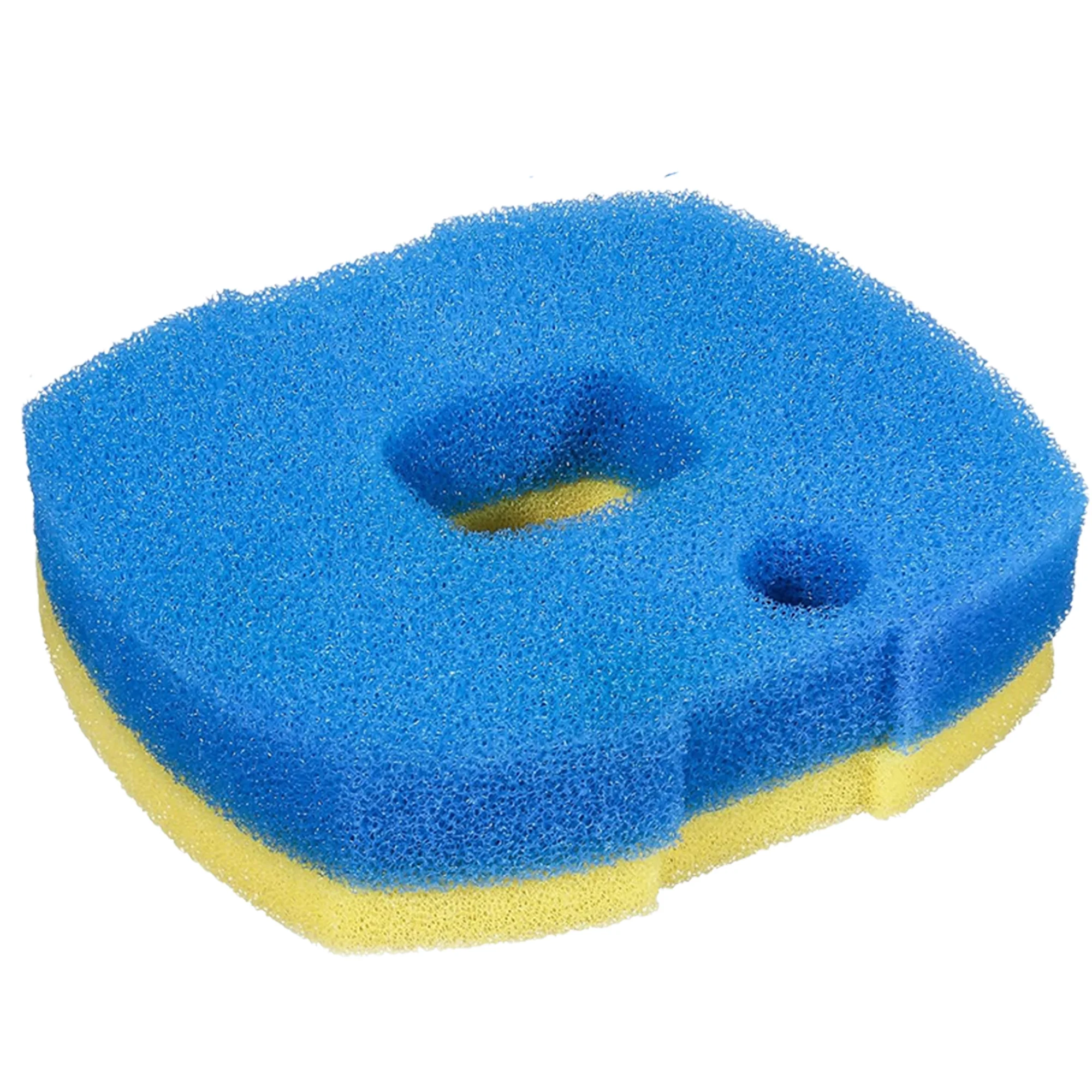 Qzbhct Blue and Yellow Sponge Filters Replacement for Pressure Pond Pump Filter CUF-3800 CUF-5800 950/1370GPH Filter Pads