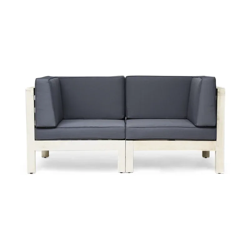 Stylish and Comfortable Light Grey Brava X-Back Loveseat for Cozy Home Decor with Elegant Design and Soft Upholstery