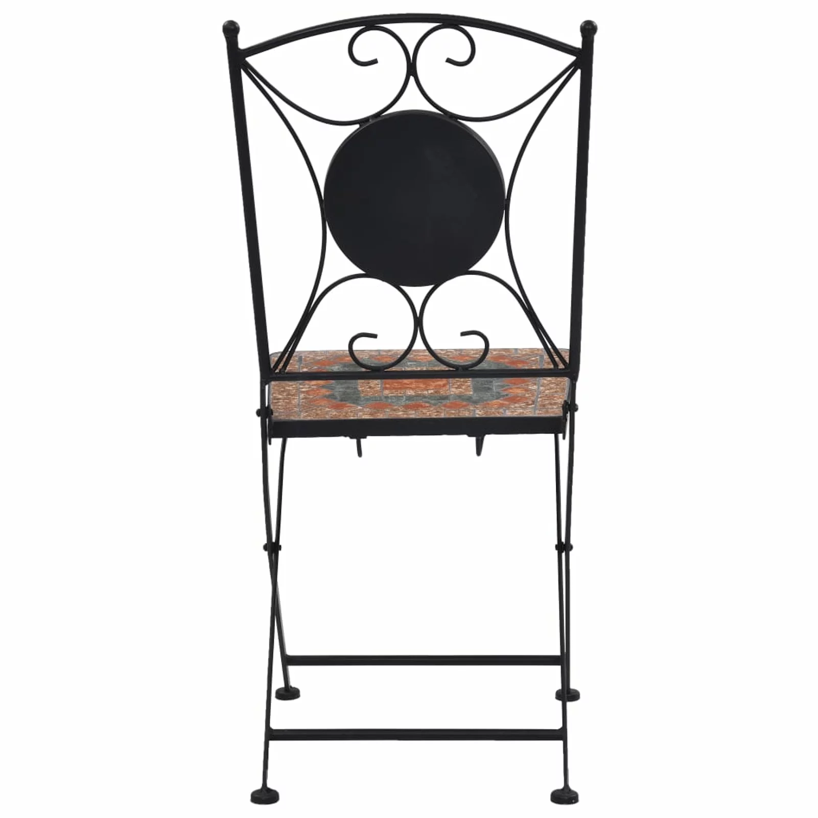 Andoer parcel,Chair With Ceramic Balcony 20 X Chair 20 X 15.4 Iron Frame Ceramic Seat Set Of 2 Frame Patio Balcony X 15.4 X 2 Pcs 15.4 X 33.9 Patio Balcony 20 2 Chairs X D X D X H)