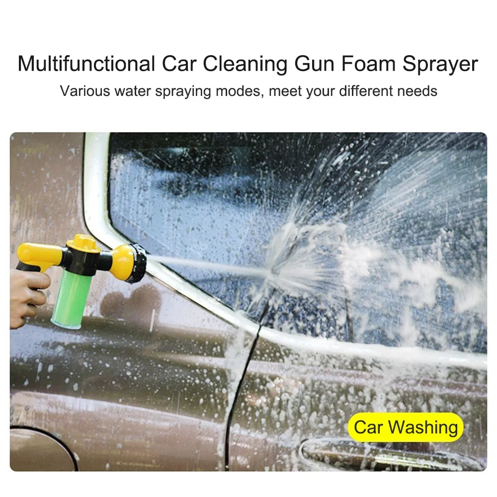 OWSOO Foam Sprayer Garden Water Hose Foam Nozzle Soap Dispenser for Car Washing Pets Shower Plants Watering