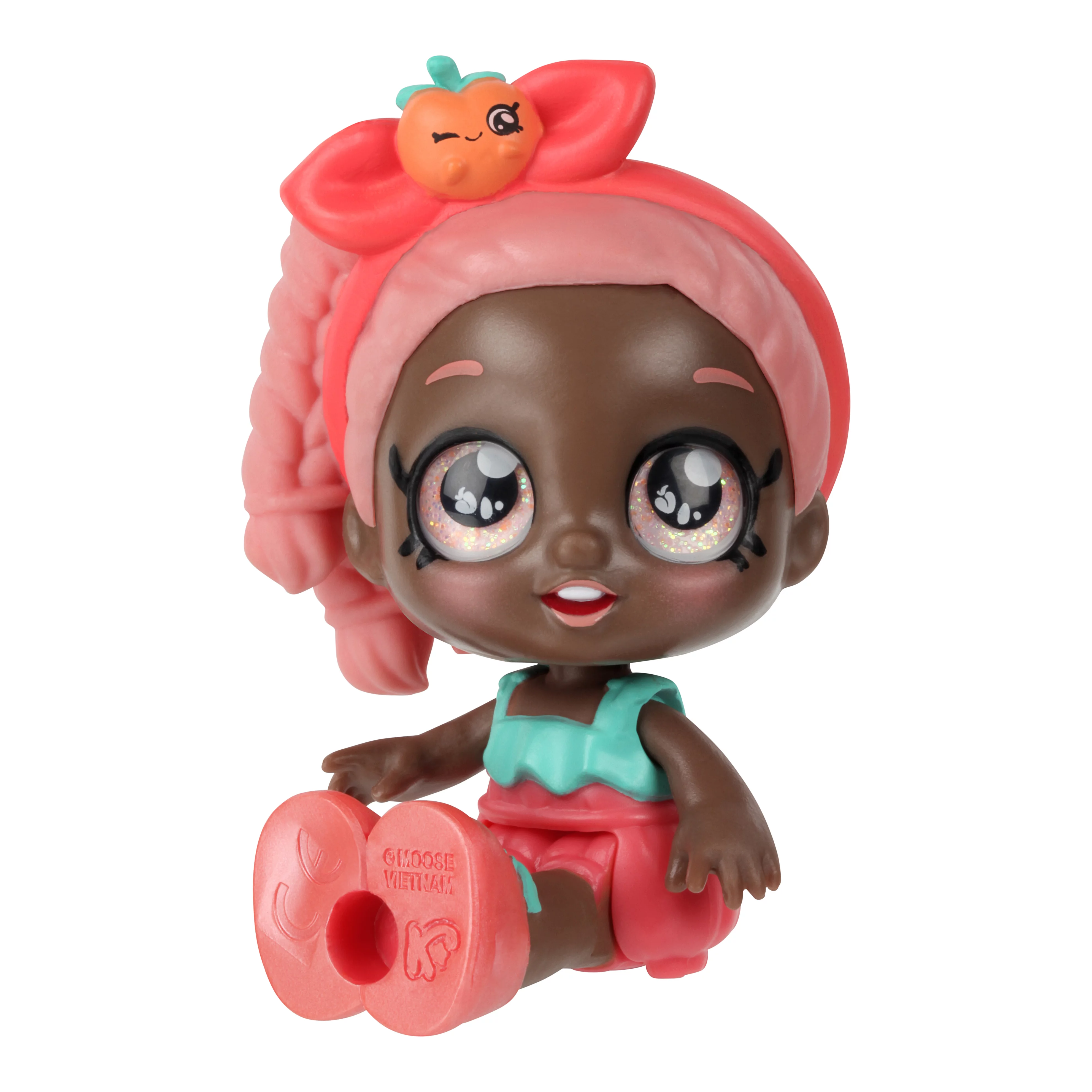 Kindi Kids Minis - Summer Peaches - Posable Bobble Head Figure 1pc