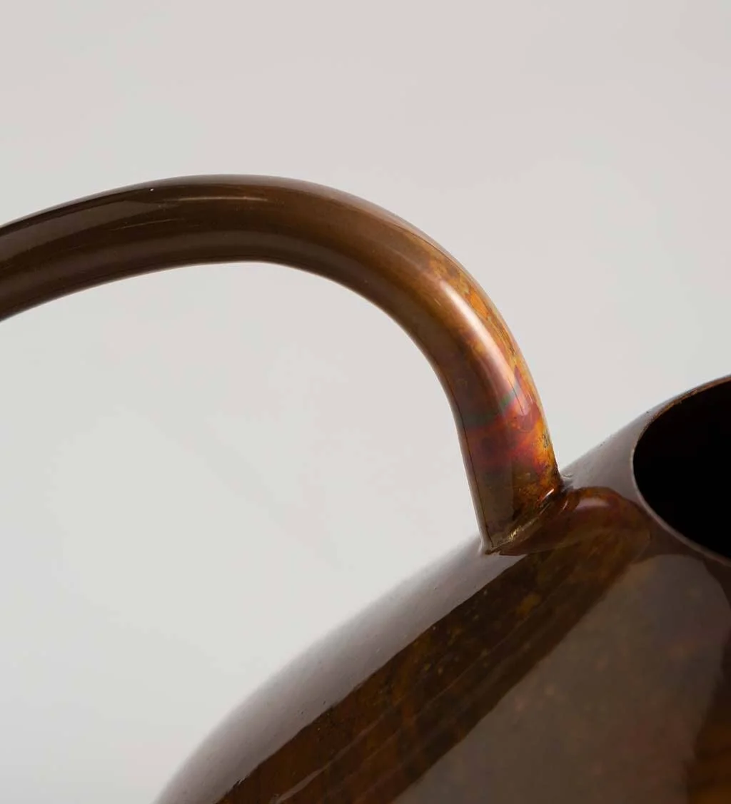 Copper Finish Watering Can, 10