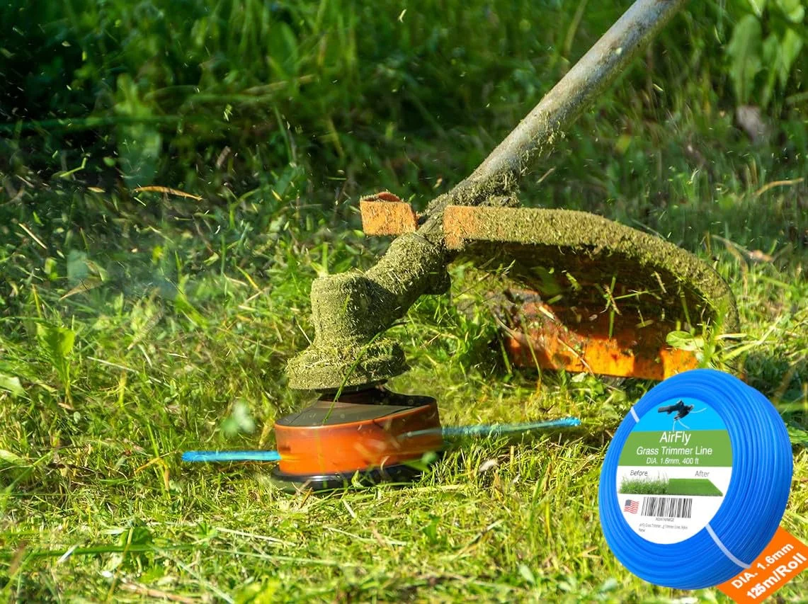 AirFly Grass Trimmer Line .065'' Weed Wacker Eater String Between 400ft to 440ft String Trimmer Lines, Nylon