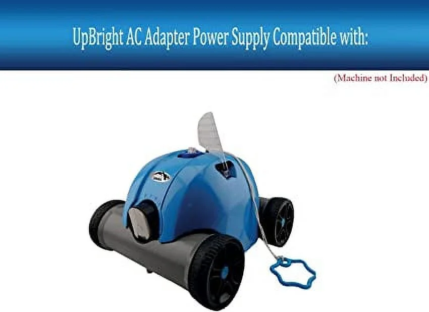 UpBright 2-Prong AC/DC Adapter For Orca 050CL HJ1103J 11.1V 5000mAh 11.1VDC Li-ion Battery Pack Robotic Cordless Automatic Swimming Pool Spa Vacuum Floor Cleaner Power Supply Cord Charger