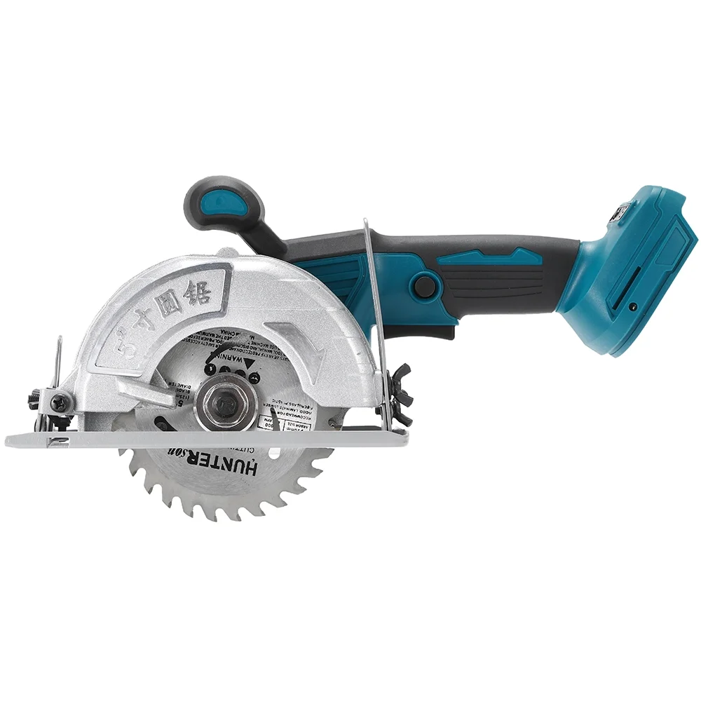5Inch Cordless Circular Saw for Makita Battery(Not Inclued), Adjustable Electric Saw With External Rotor Motor,For Wood And Stone,Tool Only