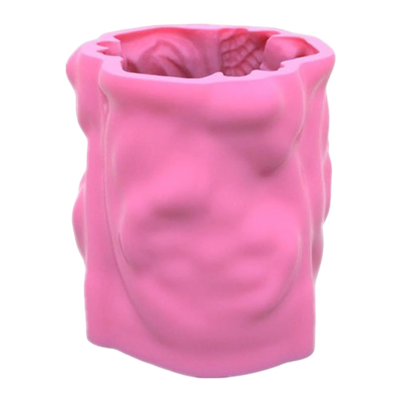 3D Clay Mould Flower Holder Concrete Vase Making