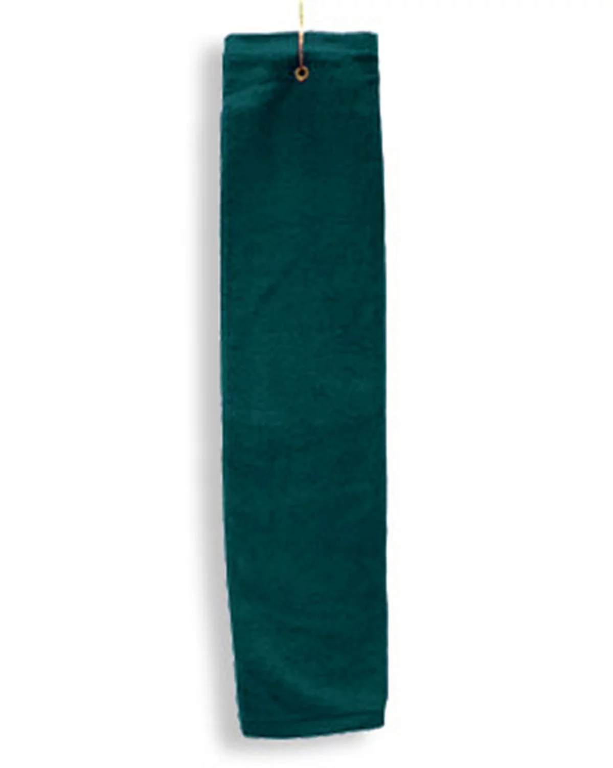 Towels Plus Deluxe Tri-Fold Hemmed Hand Towel With Center Grommet - T68TH