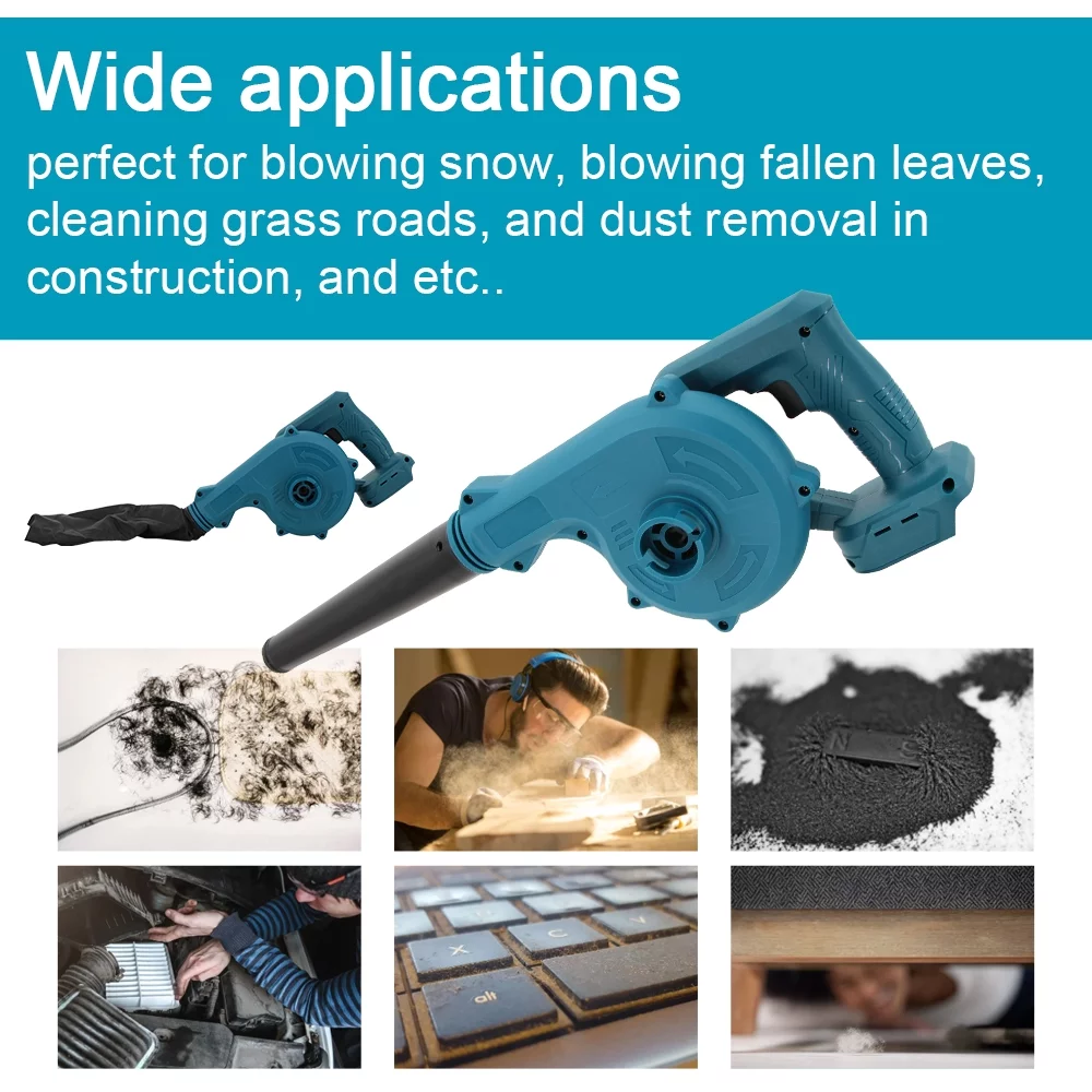 Hairdryers,Wind Leafs Blower Battery Speed Ce Removal Blower Speed Removal Fan Handheld Tool Air Blower Wind Snow Cleaner Handheld Battery Snow Havou