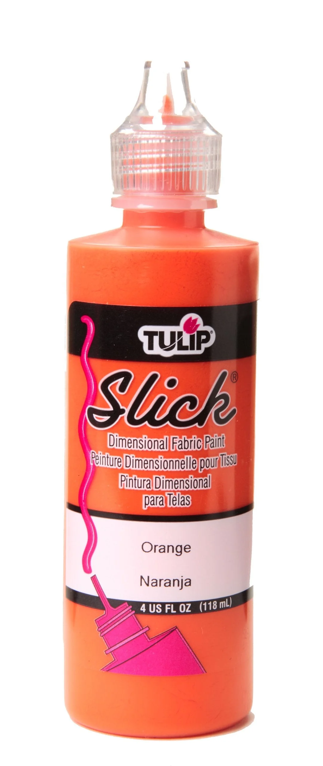 Tulip Slick Brown Dimensional Fabric Paint, 4 fl oz