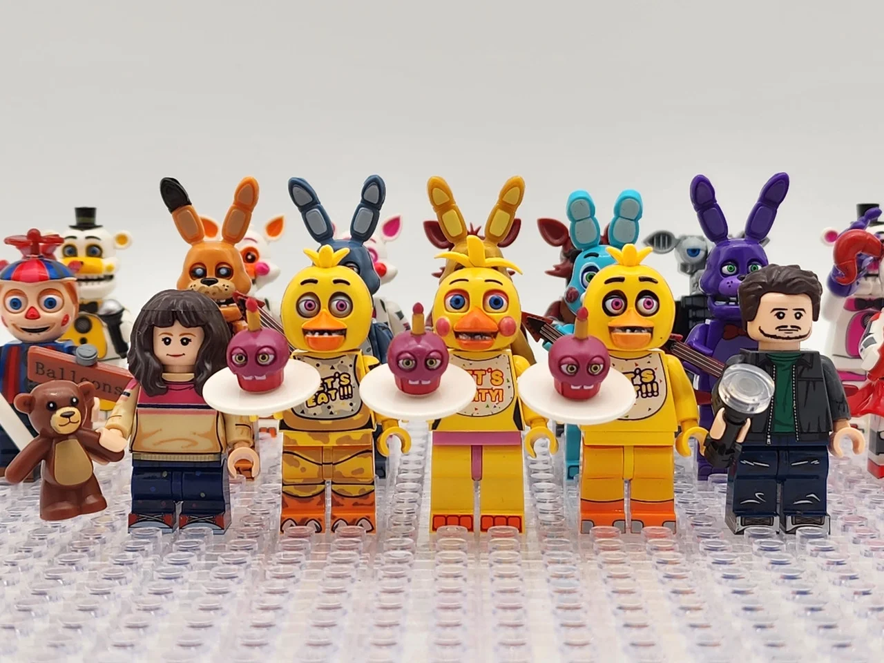 Five Nights at Freddy's Custom 24 Minifigures Set Freddy Fazbear Game and TV Series