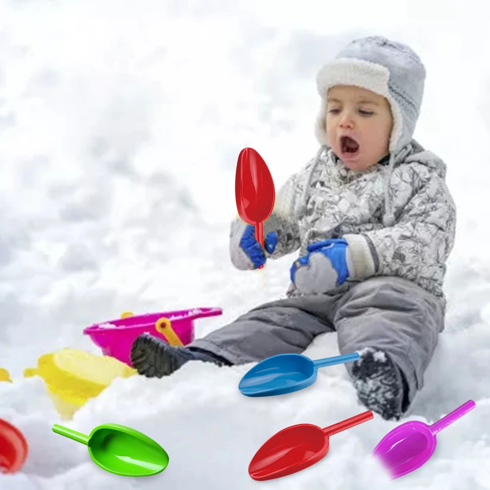 MVNSFEW Pool Pong Children's Beach and Snow Multi-Purpose Shovel Children's Outdoor Toys