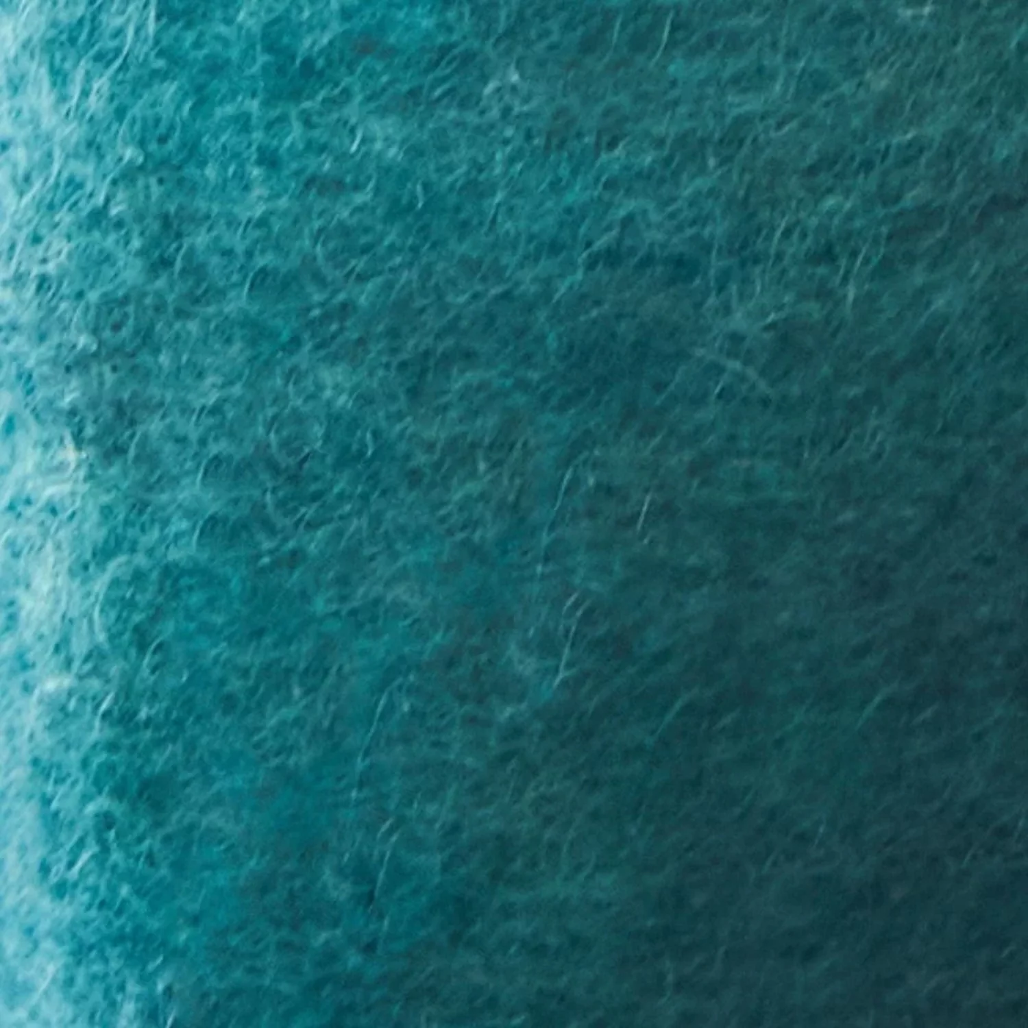 Turquoise Felt Succulent Planter