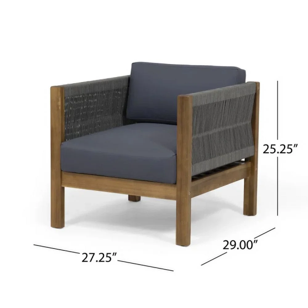 Buumin LAUREL Outdoor 4 Seater Chat Set_LOVESEAT & COFFEE TABLE & CLUB CHAIR