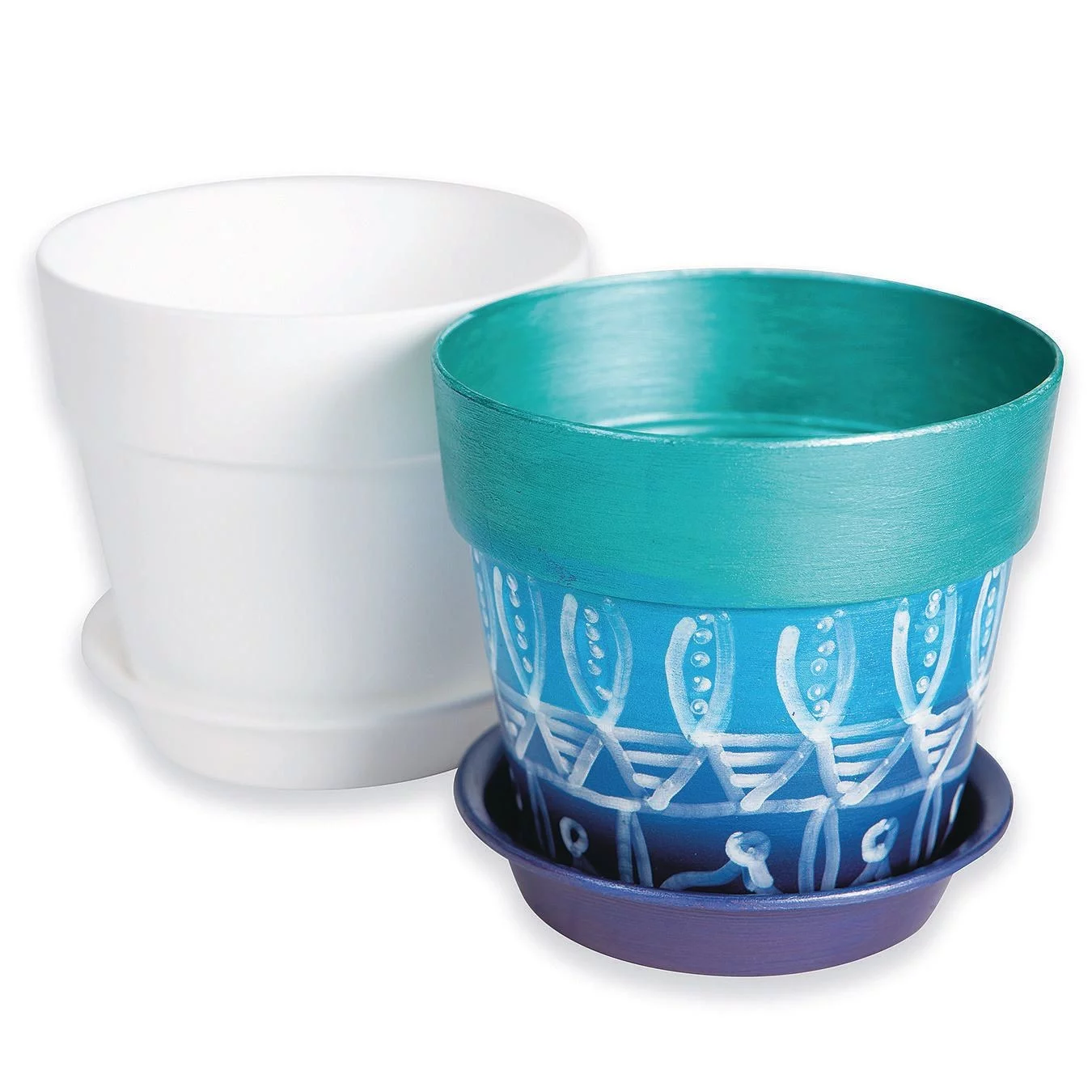 Color-Me™ 4” Flower Pots (Pack of 48)