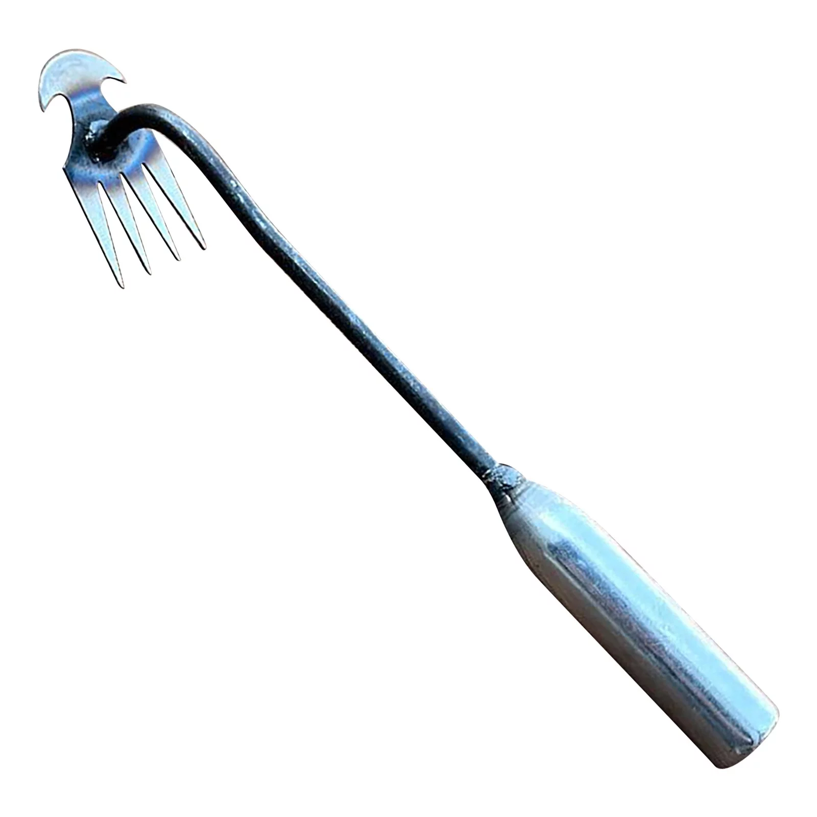 GuLuBin Womens Toolbox Hoe Weeding Artifact Rooting Weeding Tools Gardening Weeding Rake Steel Farm Tools Small Hoe Loose Soil Digging Wild Vegetables ( White )