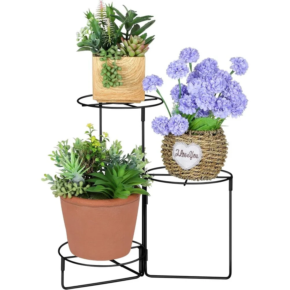 3 Tier Small Metal Plant Stand 1PCS