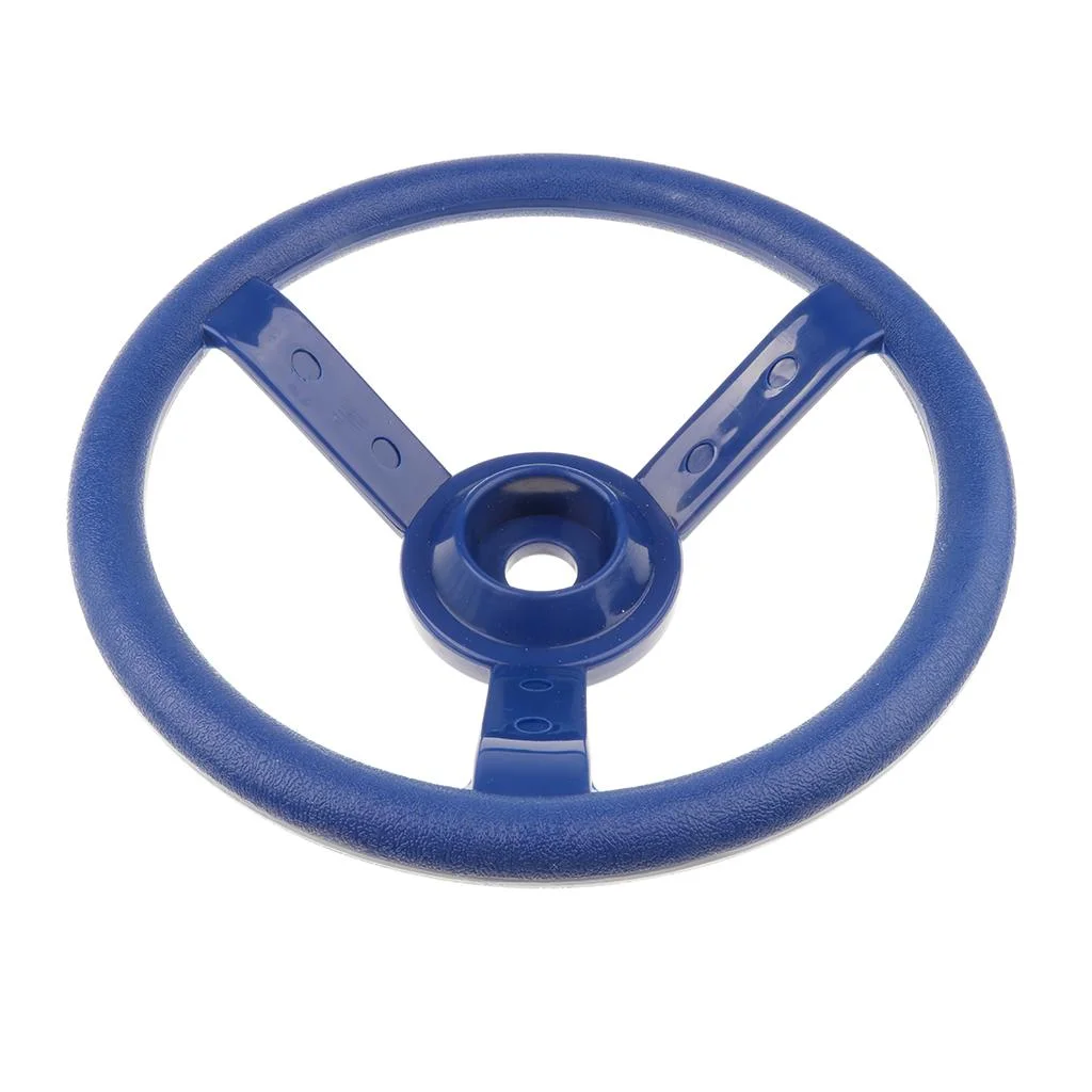 Swingset Steering Wheel Accessories for Kids Playhouse, Jungle Gym, Blue