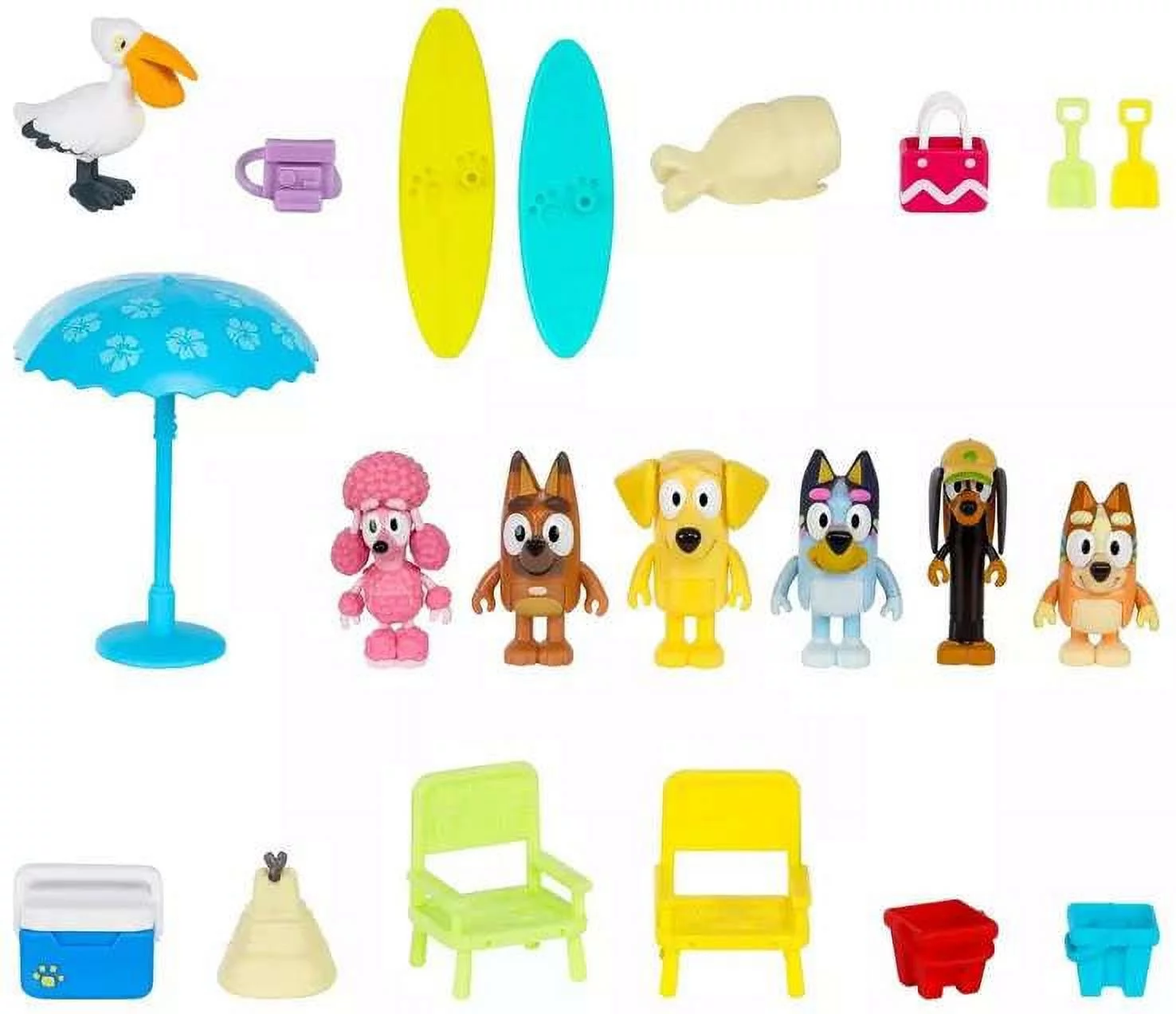 Bluey Beach Multipack Playset