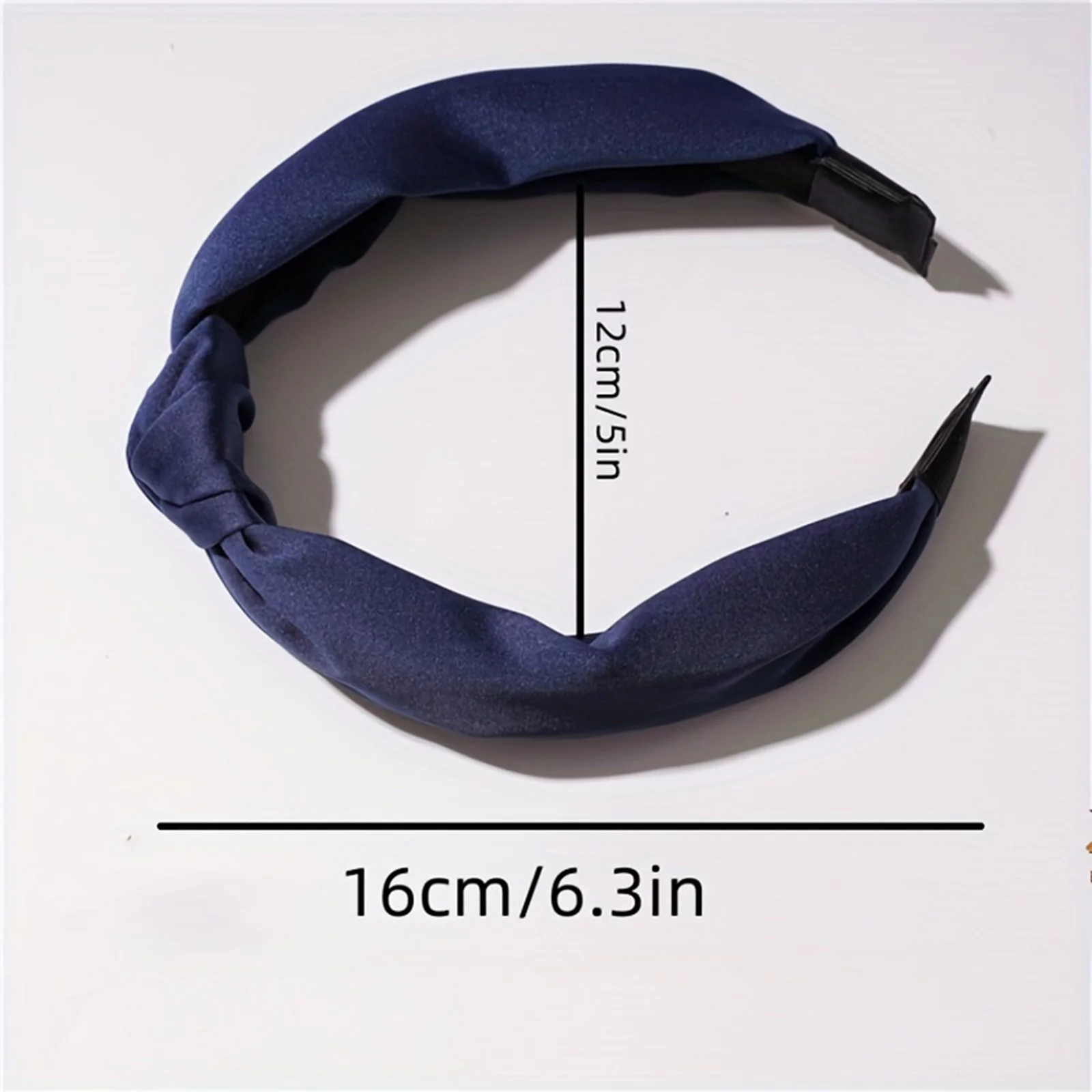 Solid Color Satin Knot Headband For Women's Fashion And Function Baby Hair Ties for Girls Strong Hair Ties Rubber Ponytail Elastic Bands for Thick Hair String Thing Spiral Wrist Coil Bunny Ear Bow