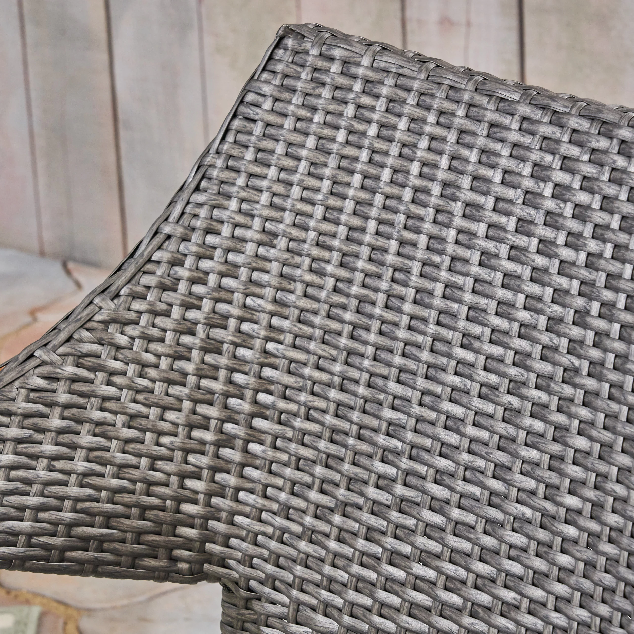 Noble House Lecanto 7 Piece Wooden Patio Dining Set in Gray