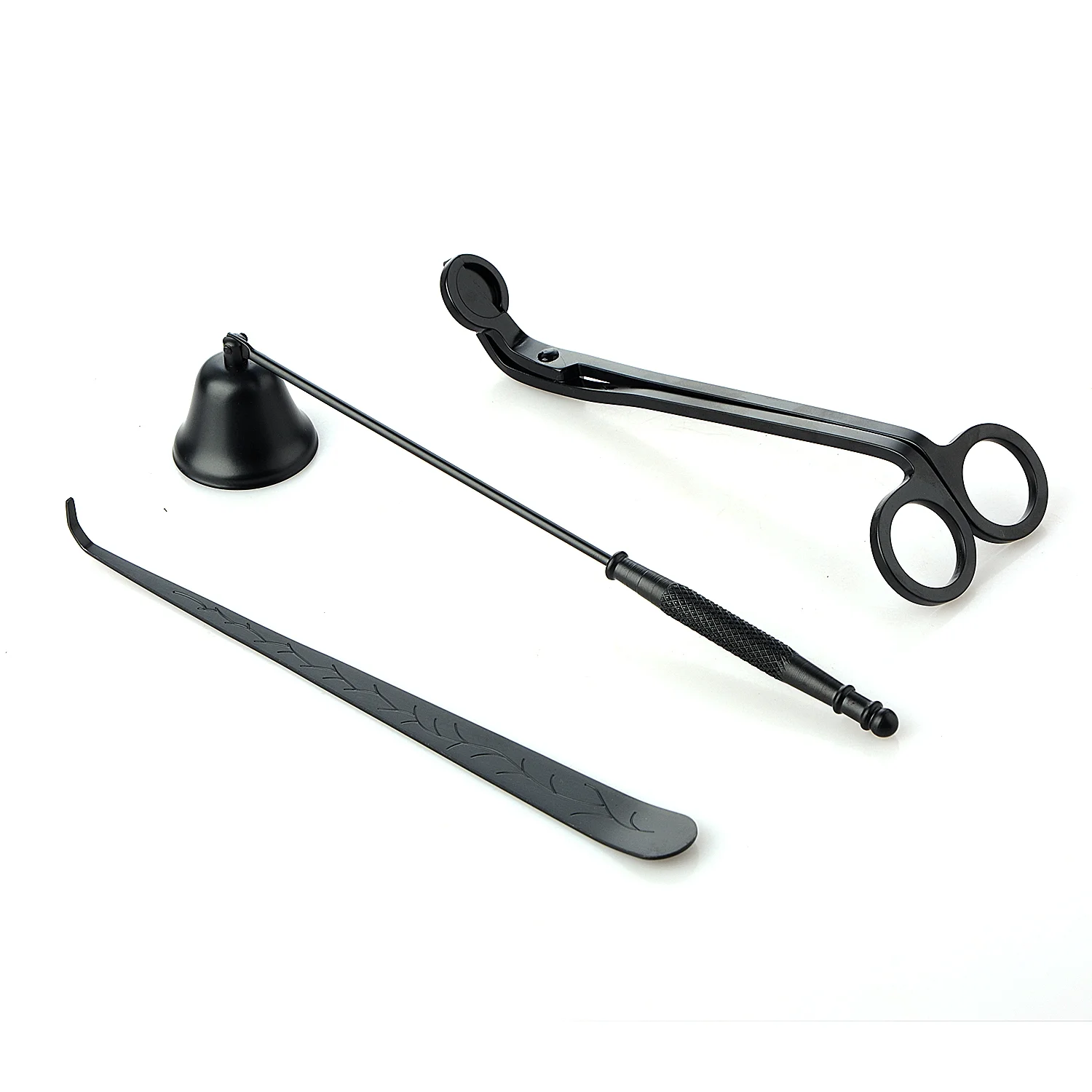 3Pcs/Set Stainless Steel Candle Accessory Set Candle Extinguisher Tool Candle Snuffer Trimmer Dipper Kits Home Decor For Party Wedding