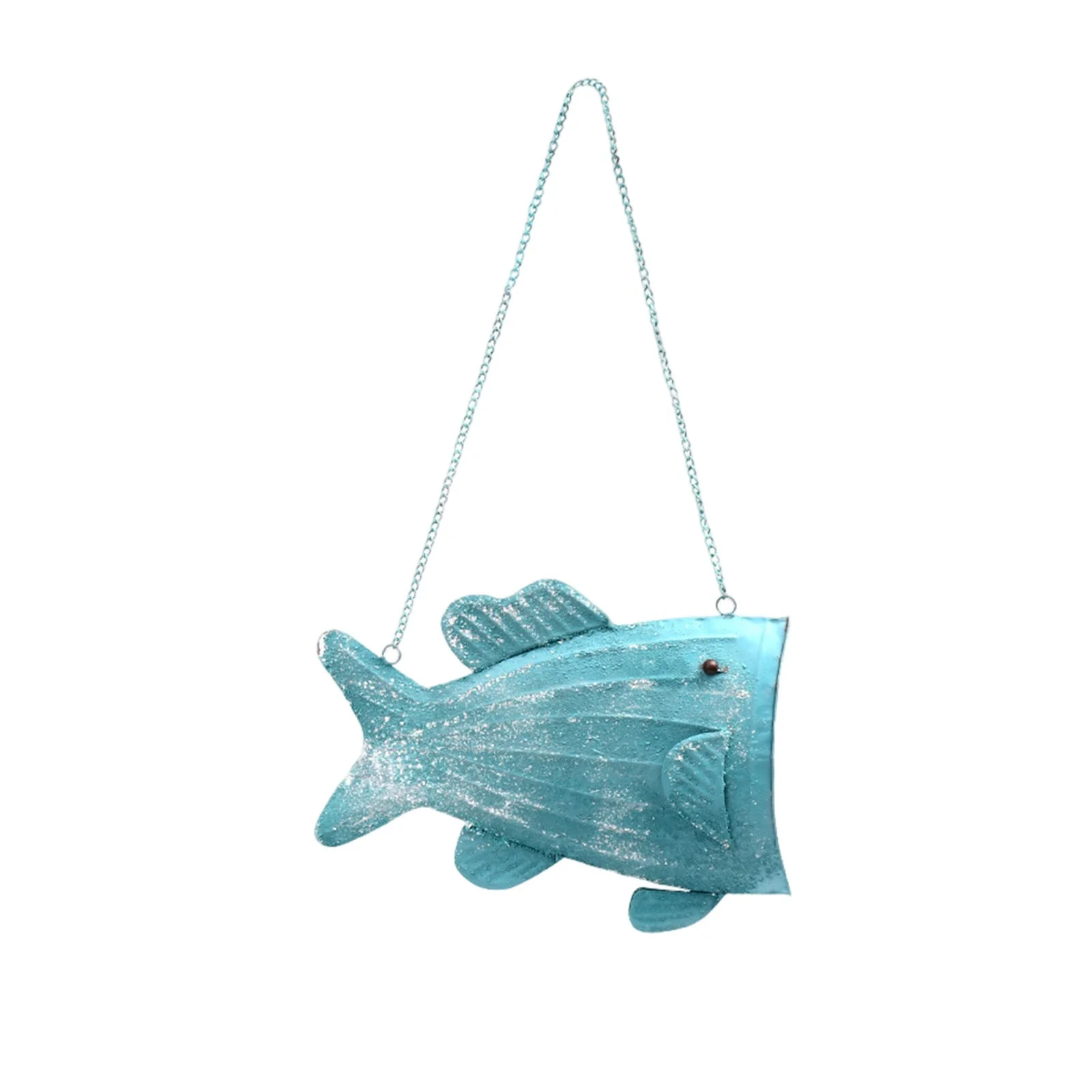 Fish Wall Hanging Wrought Iron Flower Basket Metal Hanging Flower Stand Home Decor Birthday Gifts Home Decor
