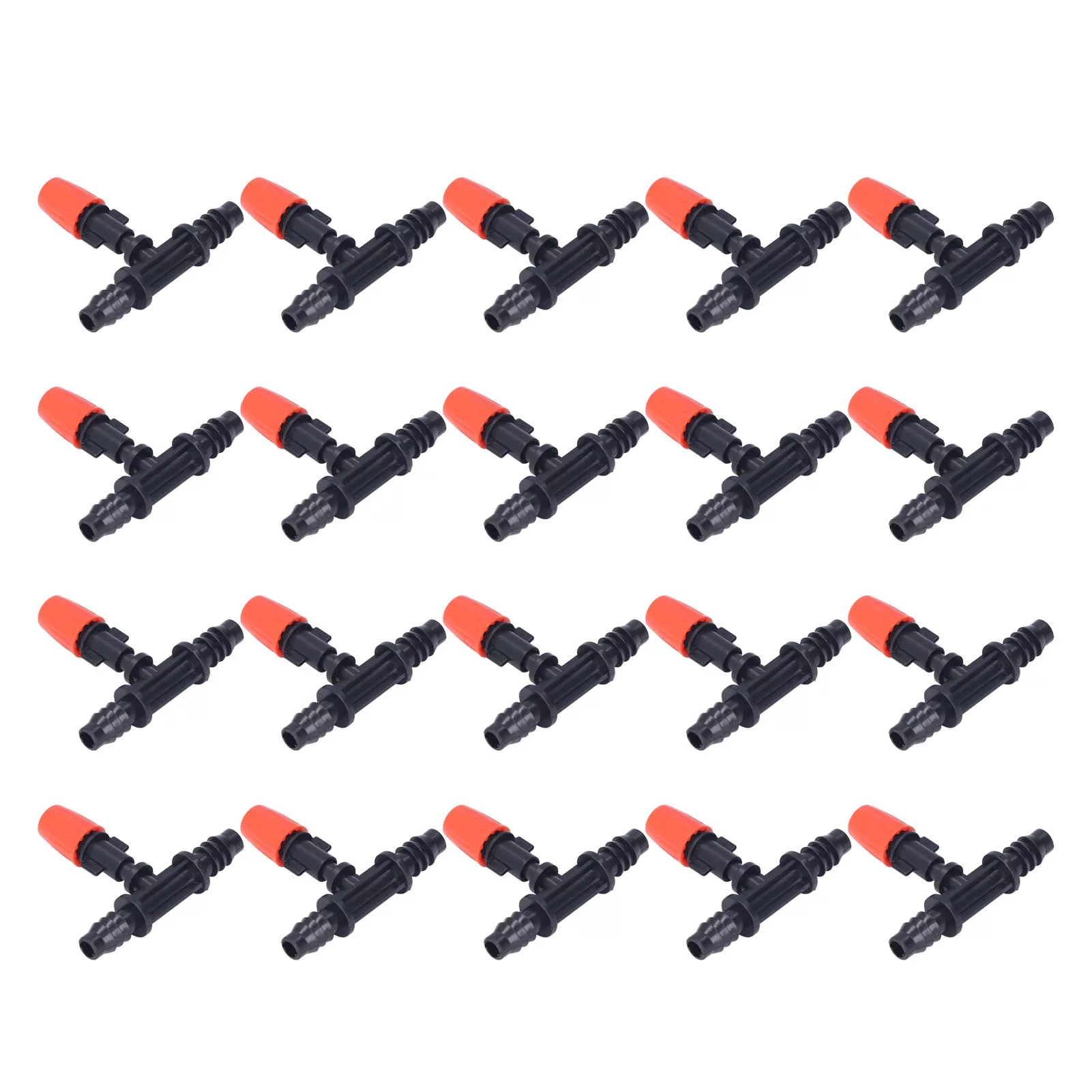 Delaman 20pcs Drip Irrigation Nozzles, Drip Irrigation Nozzles Drip Irrigation Heads for Garden Irrigation Agricultural Irrigation