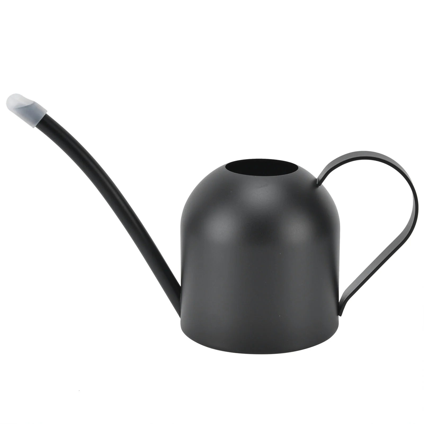 Gardening Pot 500ml Watering Pot Black Stainless Steel Gardening Potted LongMouth Sprinkling Pot for Various Plants Potted Flowers