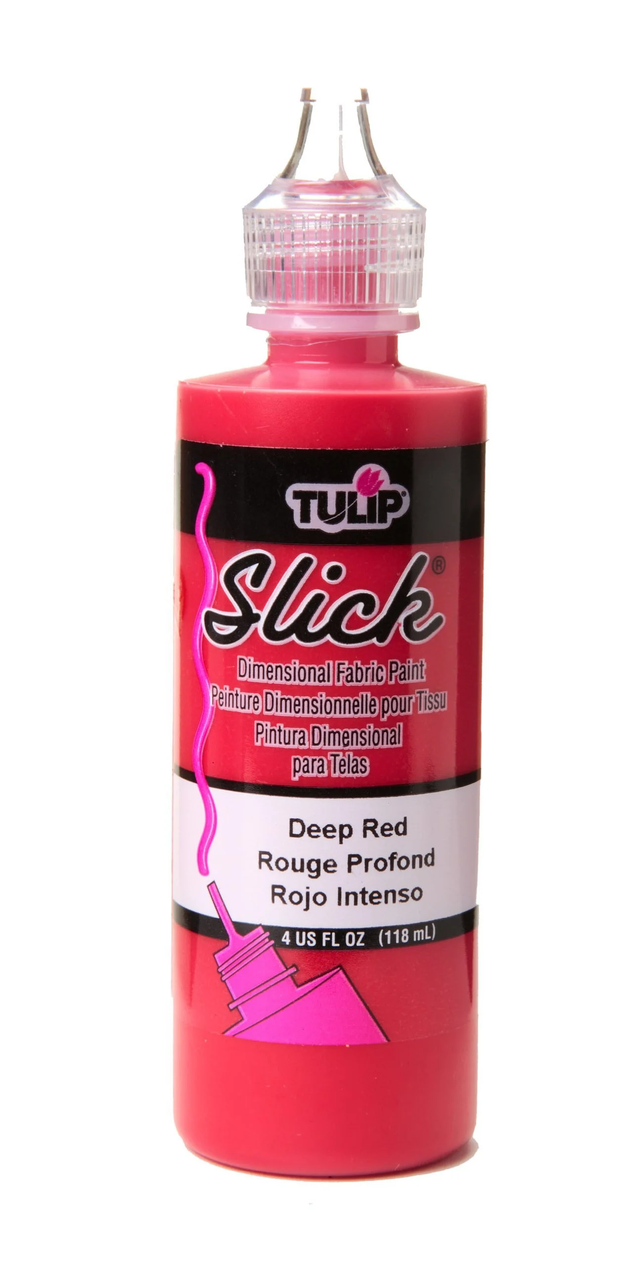 Tulip Slick Brown Dimensional Fabric Paint, 4 fl oz